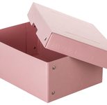 FALKEN PURE Aufbewahrungsbox 1250 Blatt pastellrosa 18,0 x 25,0 x 10,0 cm, 1 St.