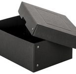 FALKEN PURE Aufbewahrungsbox 4,5 l schwarz 18,0 x 25,0 x 10,0 cm, 1 St.