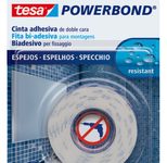 tesa doppelseitiges Klebeband Montageband POWERBOND Spiegel 19,0 mm x 1,5 m