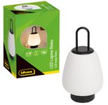 Idena LED Lampe Riako weiß/schwarz