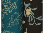 Clairefontaine Geschenkpapier Set Tiny Rolls, blau/schwarz 5 m x 35 cm