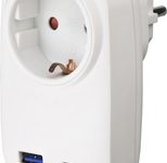brennenstuhl Steckdosenadapter mit USB-Anschluss