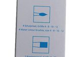 DONAU Pinsel-Set Größe 4, 8, 10, 12, 6-teilig