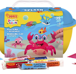 JOVI Modelliermassen Play & Fun Plastilina Splash