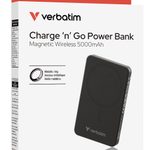 verbatim Charge 'n' Go Essentials Powerbank 5.000 mAh schwarz