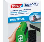 tesa Klettband ON & OFF® UNIVERSAL weiß