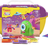 JOVI Modelliermassen Play & Fun Plastilina Aliens