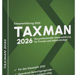 LEXWARE TAXMAN 2026 (für das Steuerjahr 2025) Software Vollversion (PKC)