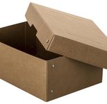 FALKEN PURE Aufbewahrungsbox 4,5 l braun 18,0 x 25,0 x 10,0 cm, 1 St.