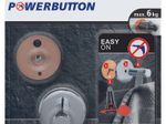 tesa Handtuchhaken Powerbutton Universal Medium chrom