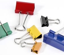 Gowi Foldbackklammern farbsortiert, 24 St.