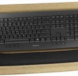 DONAU Tastaturunterlage mit Handballenauflage braun