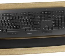 DONAU Tastaturunterlage mit Handballenauflage braun