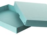 FALKEN PURE Aufbewahrungsbox 500 Blatt pastellblau 24,0 x 32,0 x 4,0 cm, 1 St.
