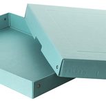 FALKEN PURE Aufbewahrungsbox 500 Blatt pastellblau 24,0 x 32,0 x 4,0 cm, 1 St.