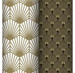 Clairefontaine Geschenkpapier Set Tiny Rolls mehrfarbig, 5,0 m