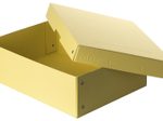 FALKEN PURE Aufbewahrungsbox 1250 Blatt pastellgelb 24,0 x 32,0 x 10,0 cm, 1 St.