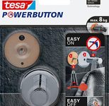 tesa Handtuchhaken Powerbutton Universal Large chrom, 1 St.