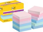 Post-it® Haftnotizen Super Sticky Notes Soulful Collection, farbsortiert, 90 Blatt