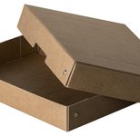 FALKEN PURE Aufbewahrungsbox 500 Blatt braun 18,0 x 25,0 x 4,0 cm, 1 St.