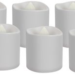 goobay LED-Teelichter, 4,3cm, weiß