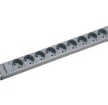 Bachmann Steckdosenleiste 9 AC-Ausgänge, Hellgrau