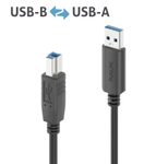 PureLink USB 3.2 USB-A auf USB-B Kabel - 0,50m