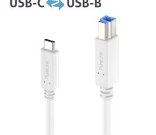 PureLink USB 3.2 USB-C auf USB-B Kabel - 1,5m