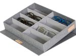 LOVE !T STORE !T Brillenbox Premium 32 x 25 x 5,5 cm, grau