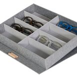 LOVE !T STORE !T Brillenbox Premium 32 x 25 x 5,5 cm, grau