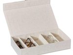 LOVE !T STORE !T Brillenbox Premium 30 x 17 x 6 cm, beige
