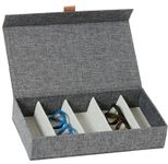 LOVE !T STORE !T Brillenbox Premium 30 x 17 x 6 cm, grau