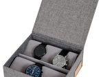 LOVE !T STORE !T Uhrenbox Premium 16,5 x 16,5 x 7 cm, grau