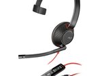Poly Blackwire 5210 Monaural USB-C-Headset +3,5-mm-Stecker +USB-C/A-Adapter