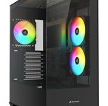 Sharkon PC-Gehäuse SK6 ARGB ATX schwarz