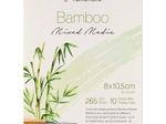HAHNEMÜHLE Aquarellblock Bamboo 10,5 x 8 cm, 10 Blatt