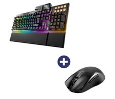 Be Quiet Maus Dark Perk Ergo + Tastatur Dark Mount Silent Tactile RGB-LED