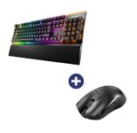 Be Quiet Maus Dark Perk Sym + Tastatur Light Mount Silent Linear RGB-LED