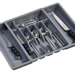 KESPER Besteckkasten grau