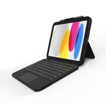 ZAGG Tough Keys Tastatur und Foliohülle - QWERTZ DE - schwarz