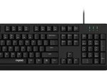 Rapoo NX1500 kabelgebundenes Tastatur Maus Set - QWERTZ DE - schwarz
