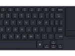 Rapoo E2810M kabellose Tastatur mit Touchpad - QWERTZ DE - dunkles grau