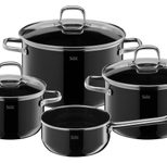 WMF Topf-Set Silit Silargan® Elegance, schwarz