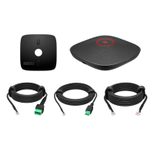 Poly Studio A2-Tischmikrofon schwarz mit Montageplatte E/A-Kabel