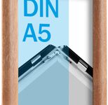 SPRINTIS Klapprahmen DIN A5, Holzoptik hell