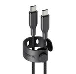 empower™ by PanzerGlass® Racing 240W USB-C to USB-C Kabel, USB 2.0,  2M, Schwarz