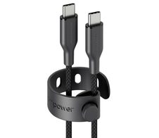 empower™ by PanzerGlass® Racing 240W USB-C to USB-C Kabel, USB 2.0, 1.2M, Schwarz