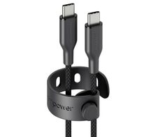 empower™ by PanzerGlass® Racing 60W USB-C to USB-C Kabel, USB 2.0, 1.2M, Schwarz