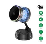 4smarts Qi2 25W / MagSafe Ladegerät mit Kühlung, RGB und 360° Halterung, spacegrau