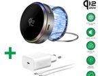 4smarts Qi2 25W / MagSafe Ladegerät-Set mit Kühlung, RGB, spacegrau